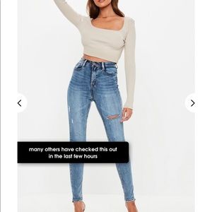 Misguided Vintage Sinner High Waisted Jeans